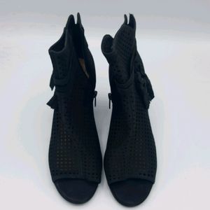 Vince Comuto open toe zip up boots